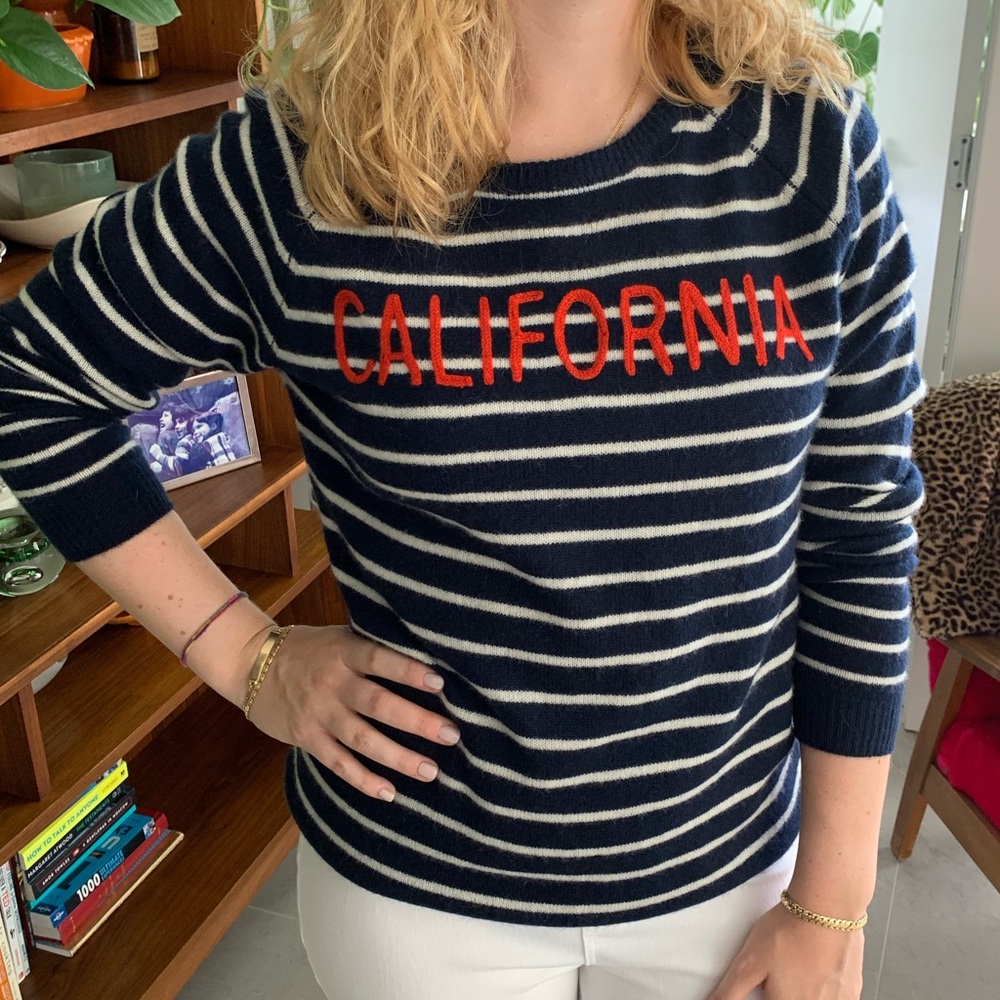 ❤️EUC Trovata Striped Crewneck Sweater Size Medium